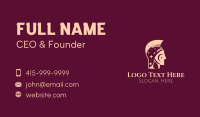 Warrior Business Card example 2