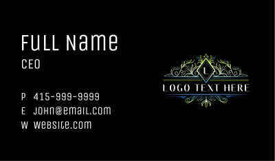 Elegant Organic Boutique Business Card Image Preview