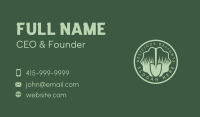 Grass Lawn Shovel  Business Card Design