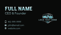 Car Driving Sedan Business Card