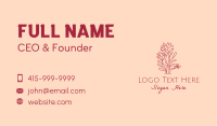 Nature Wild Flowers  Business Card