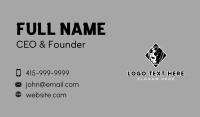 Skull Soccer Mascot Business Card Design