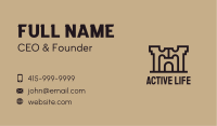 Industrial Arch Building  Business Card