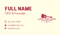 Rock Star Business Card example 1