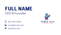 Eagle Wrench Mechanic Business Card