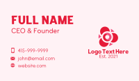 Floral Rose Cosmetics Business Card