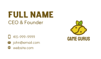 Yin Yang Lemon Fruit  Business Card