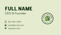 Plant Leaf Gardening Business Card