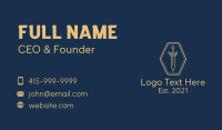 Fencing Business Card example 2