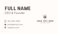 Tea Heart Beverage Business Card Design