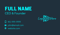 Online Games Business Card example 1