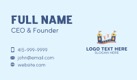 Bounce Castle Playground Business Card Design