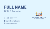 Bounce Castle Playground Business Card Image Preview