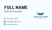 Soccer League Wings Business Card