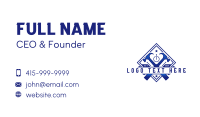 Hammer Nail Industrial Builder Business Card