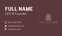 Candle Light Fire Business Card