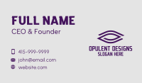 Purple Eye Corporate Business Card Image Preview