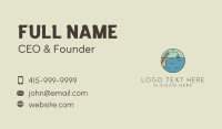 Ocean River Lake Boat Business Card Design