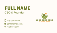 Plant Farm Landscaping Business Card Design