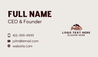 Mountain Bulldozer Contractor Business Card