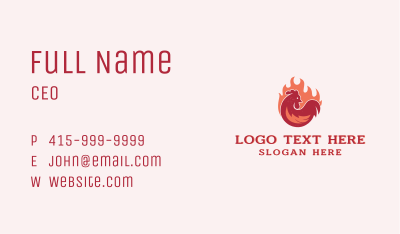 Flame Grill Chicken Business Card