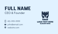 Gladiator Helmet Fortress  Business Card