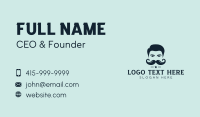 Mustache Barber Grooming Business Card