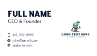 Bucket Housekeeping Janitorial Business Card Design