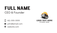 Closed Van Transport Courier Business Card