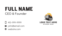 Closed Van Transport Courier Business Card Design