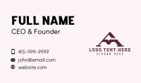 A & M Monogram Business Card Design