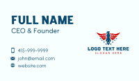 American Eagle Wings Business Card Design