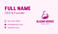 Purple Woman Maternity Business Card Image Preview