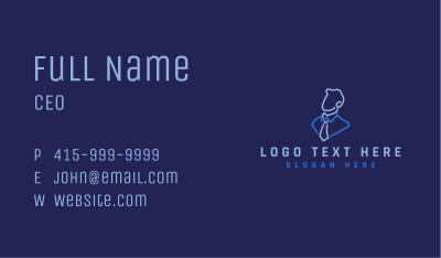 Professional Businessman Employee Business Card Image Preview