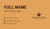 Hipster Coffee Mustache Business Card