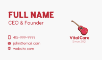 Musical Meat Guitar Business Card