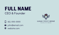 Academic Owl Bird Business Card Design