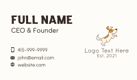 Cute Happy Dog Business Card