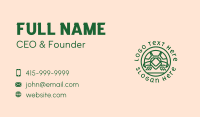 Green Toad Doodle Business Card