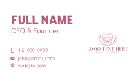 Strawberry Cake Dessert Business Card