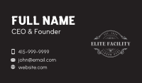 Classic Elegant Crest Business Card Image Preview