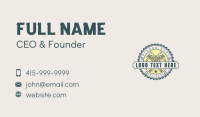 Axe Wood Saw Business Card Design