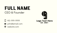 Black Elephant Quotation Business Card Design