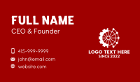 Industrial Gear Mechanic  Business Card Design