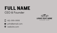 Black Automotive Car Business Card