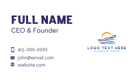 Yacht Travel Tour Business Card