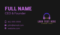 Headset Business Card example 3