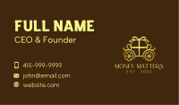 Royal Carriage Gift Box Business Card