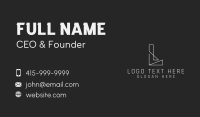 Professional Geometric Architect Design Business Card Design