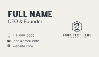 Professional Hipster Barbershop Business Card